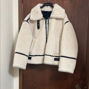 Oversized Faux Shearling Jacket